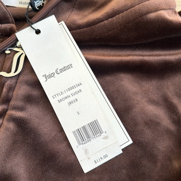 Juicy couture OG BIG BLING VELOUR HOODIE - Picture 4 of 7